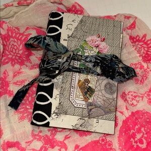 Handcrafted Mixed Media Vintage Rose Art Junk Journal